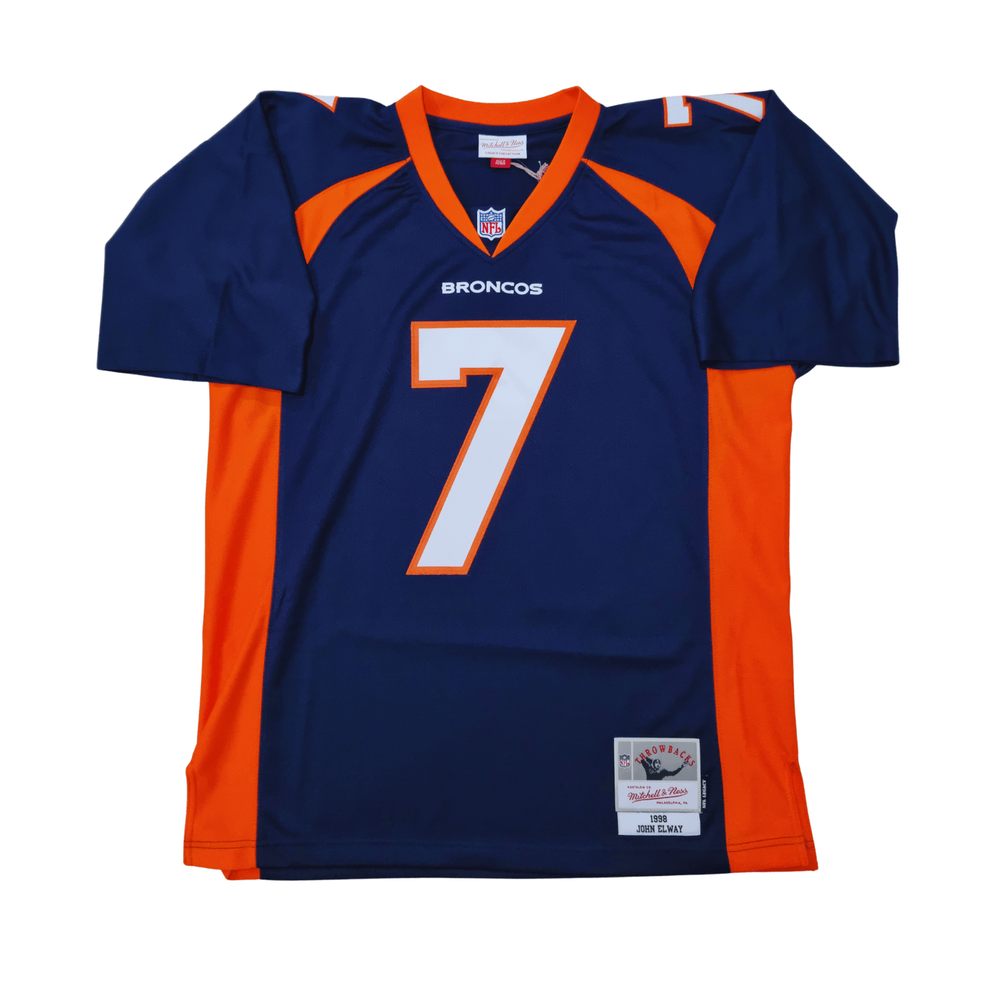 Denver Broncos 1998 Throwback Blue Jersey - John Elway