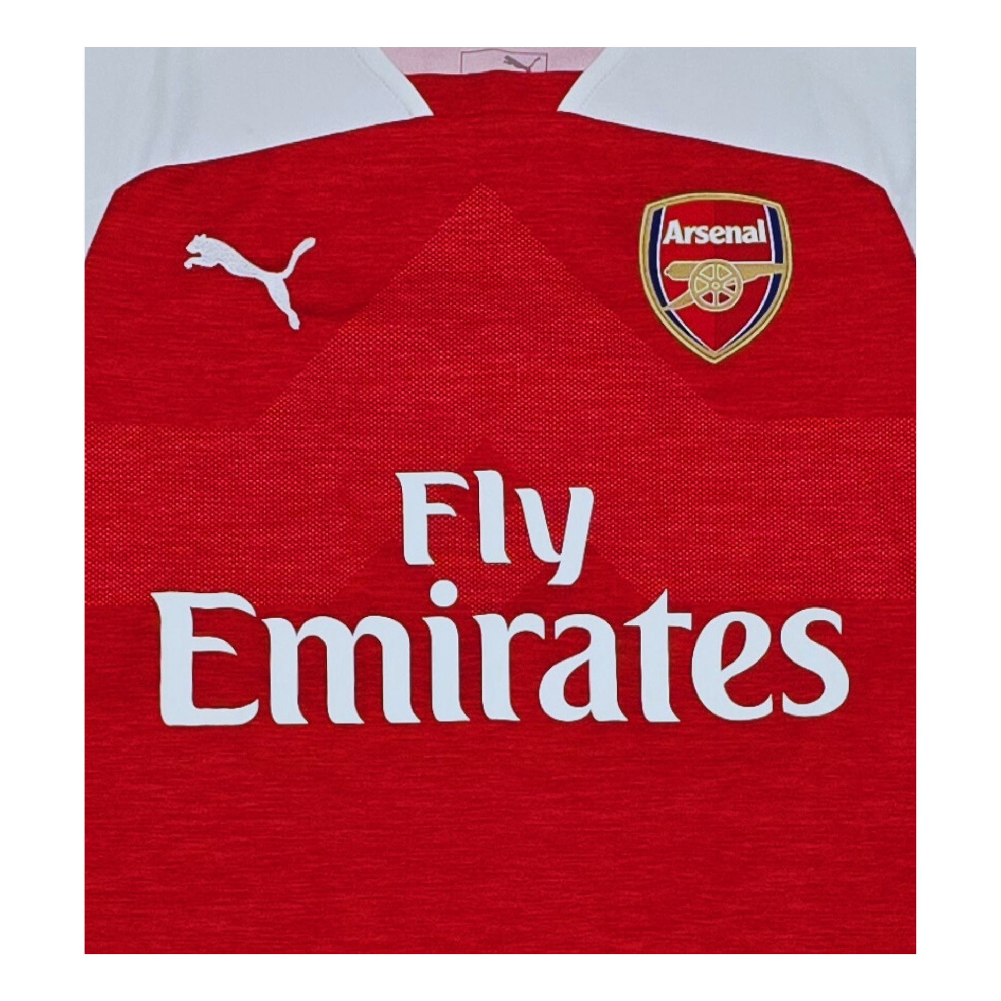 Arsenal 2018/19 Home Jersey - Héctor Bellerín Front Logo | Upcycled Locker