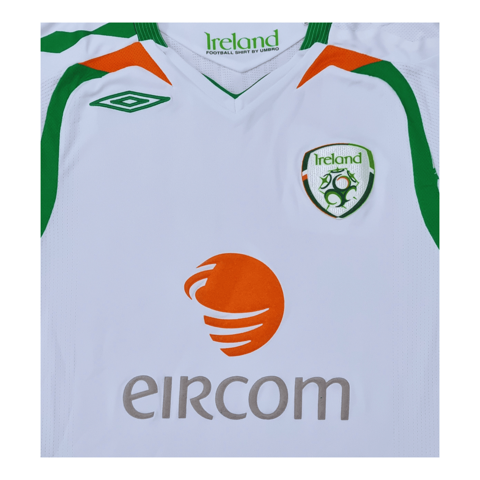 Ireland 2007 Away Jersey Front Logo | Upcycled Locker