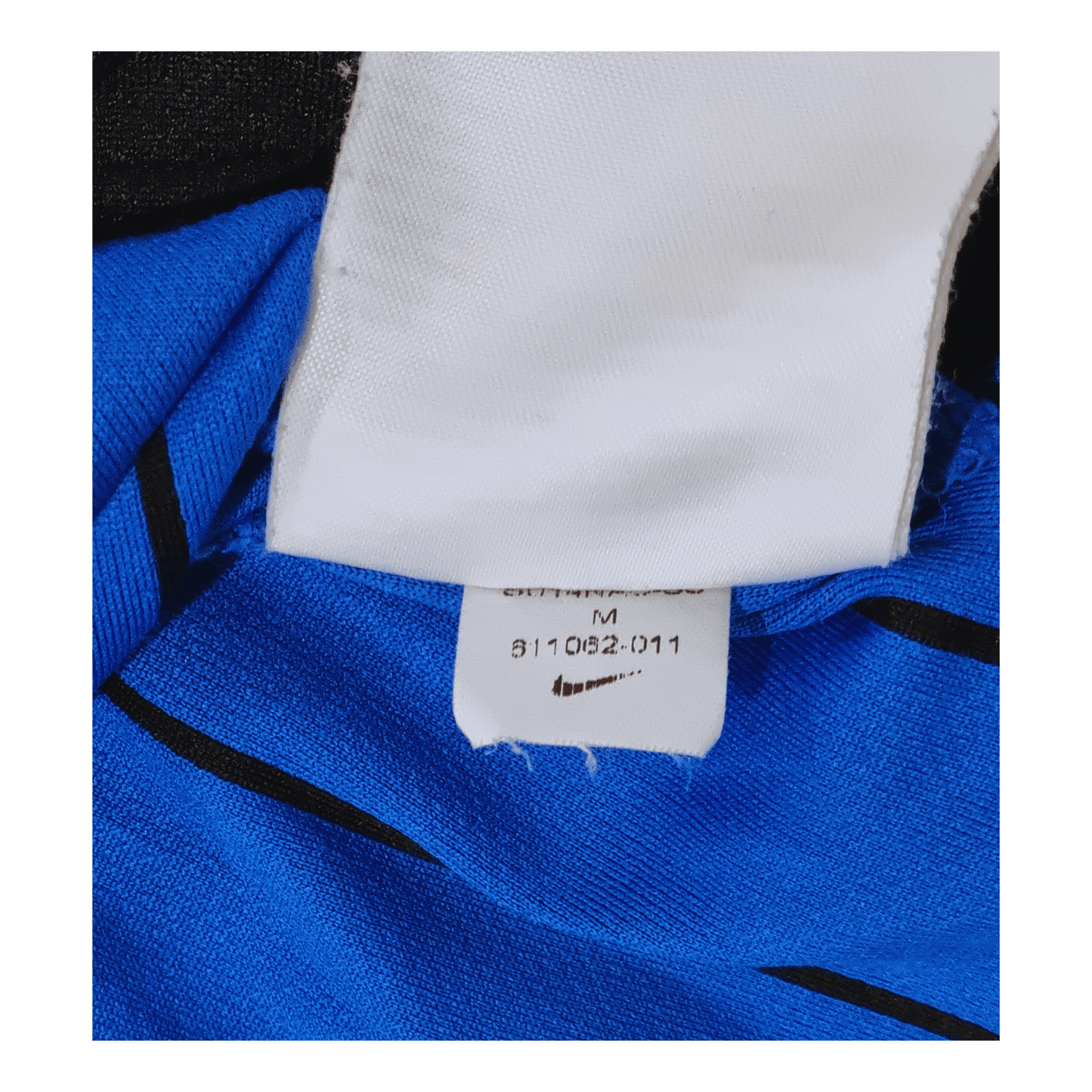 Inter Milan 2014/15 Home Jersey Collar Tag | Upcycled Locker