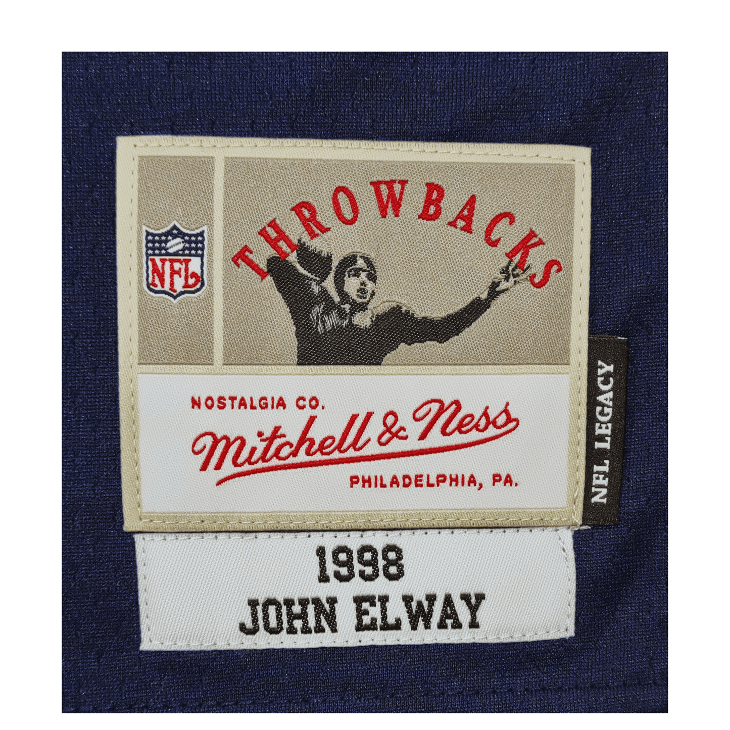 Denver Broncos 1998 Throwback Jersey - John Elway Tag