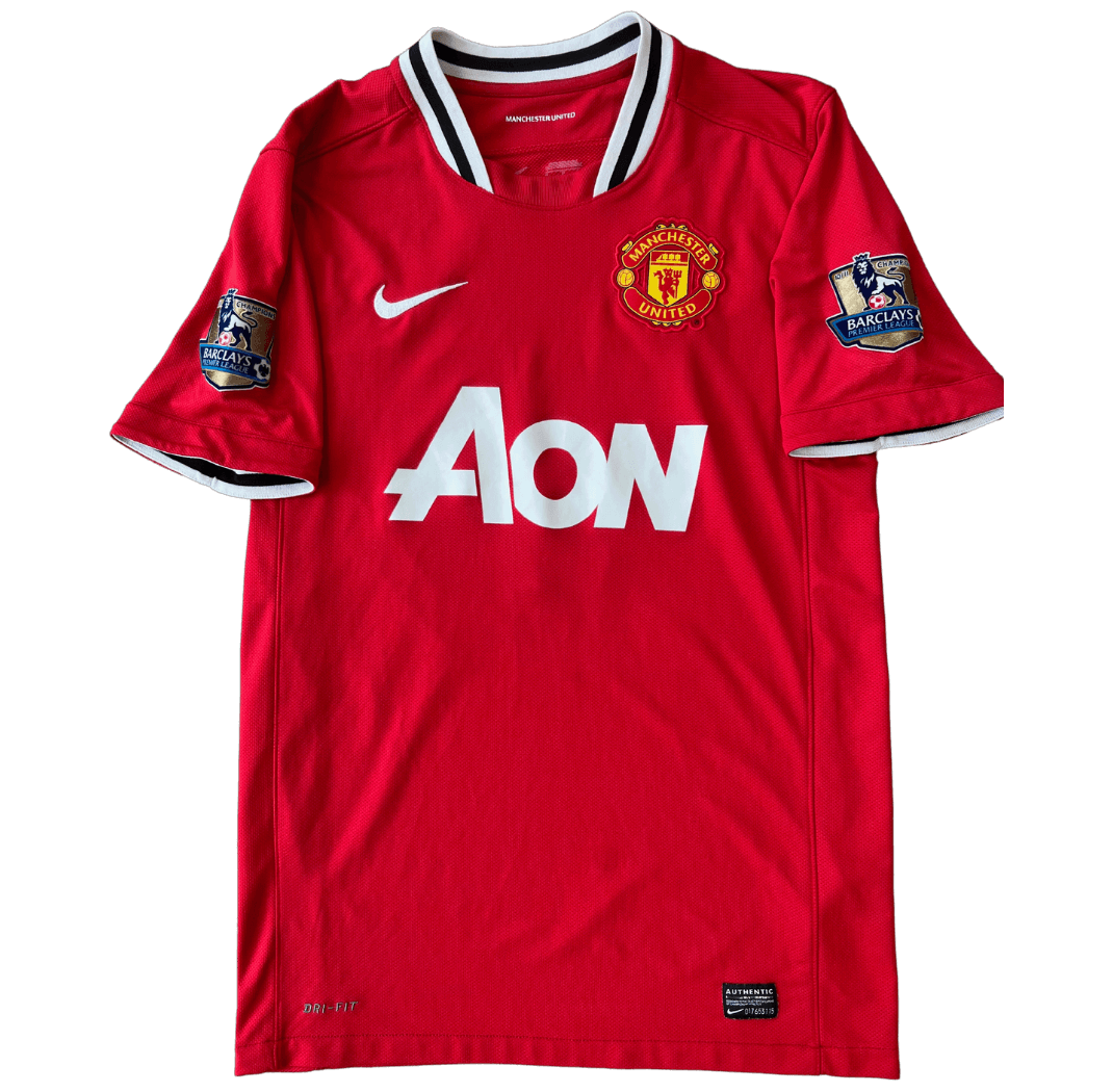 Manchester United 2011 12 Home Jersey Small Upcycled Locker