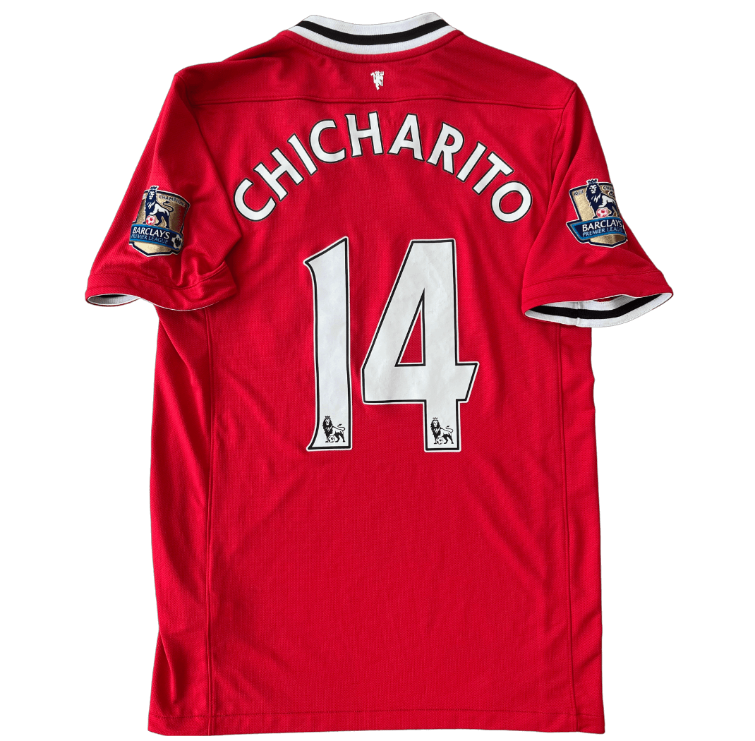 Manchester United 2011/12 Home Jersey Back - Javier Hernández