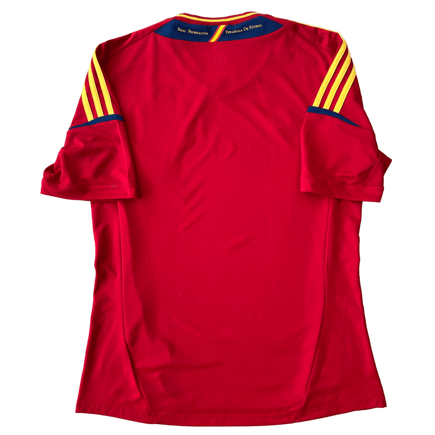 Spain 2012 Home Jersey Back