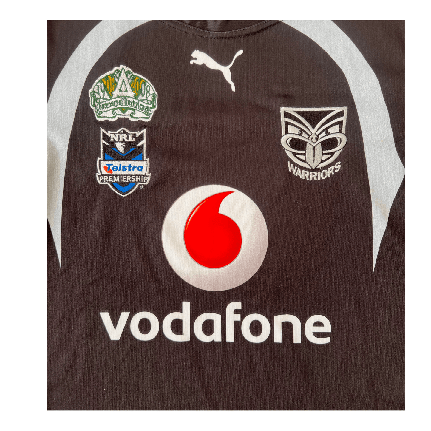 New Zealand Warriors 2008 Home Jersey - Logo