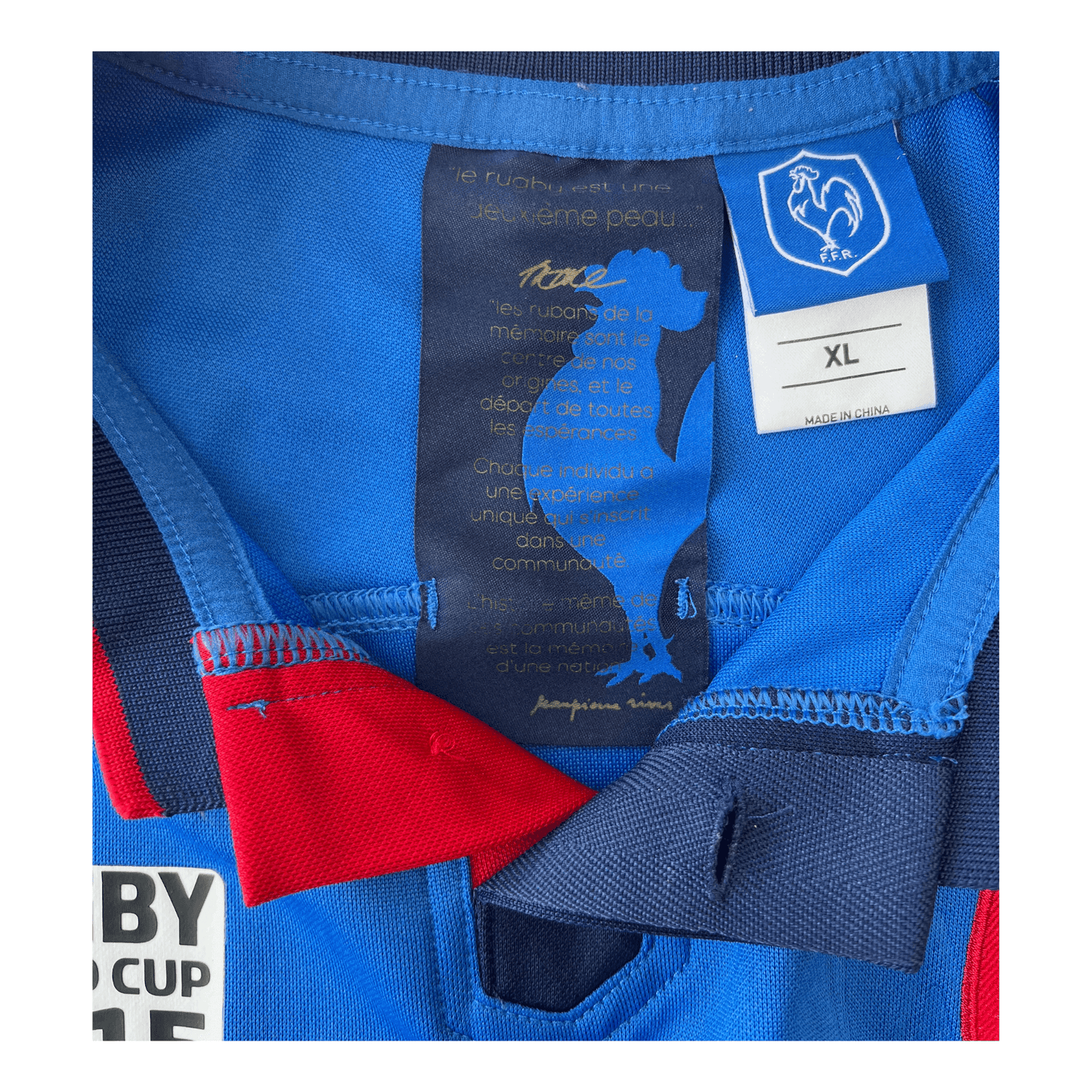 France 2015 RWC Jersey - Tag