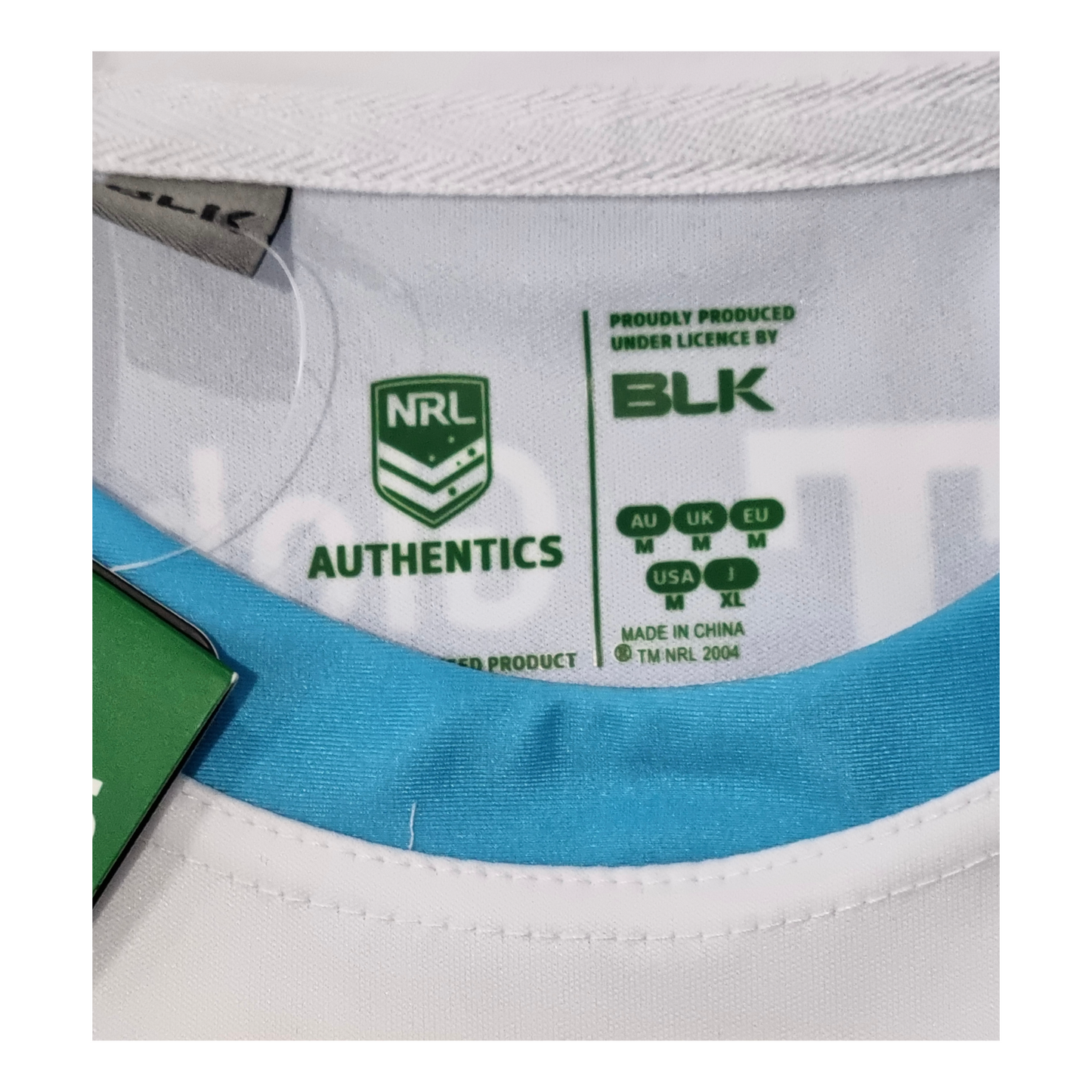 Gold Coast Titans 2015 Home Jersey Sizing