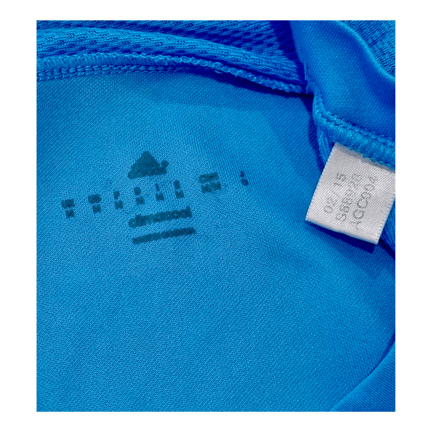 Olympique de Marseille 2015/16 Training Jersey Size Tag | Upcycled Locker