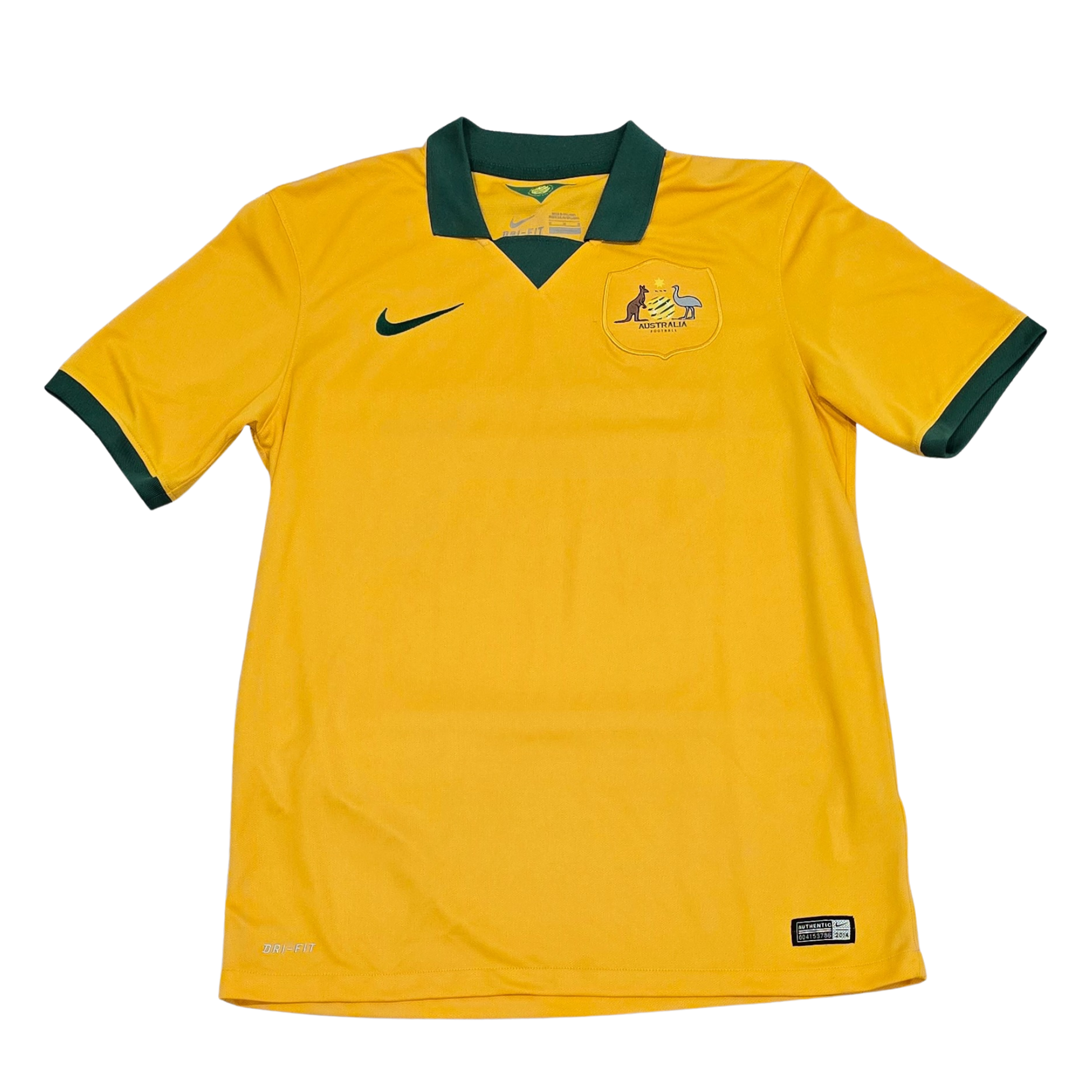 Australia 2014 Home Jersey Back View