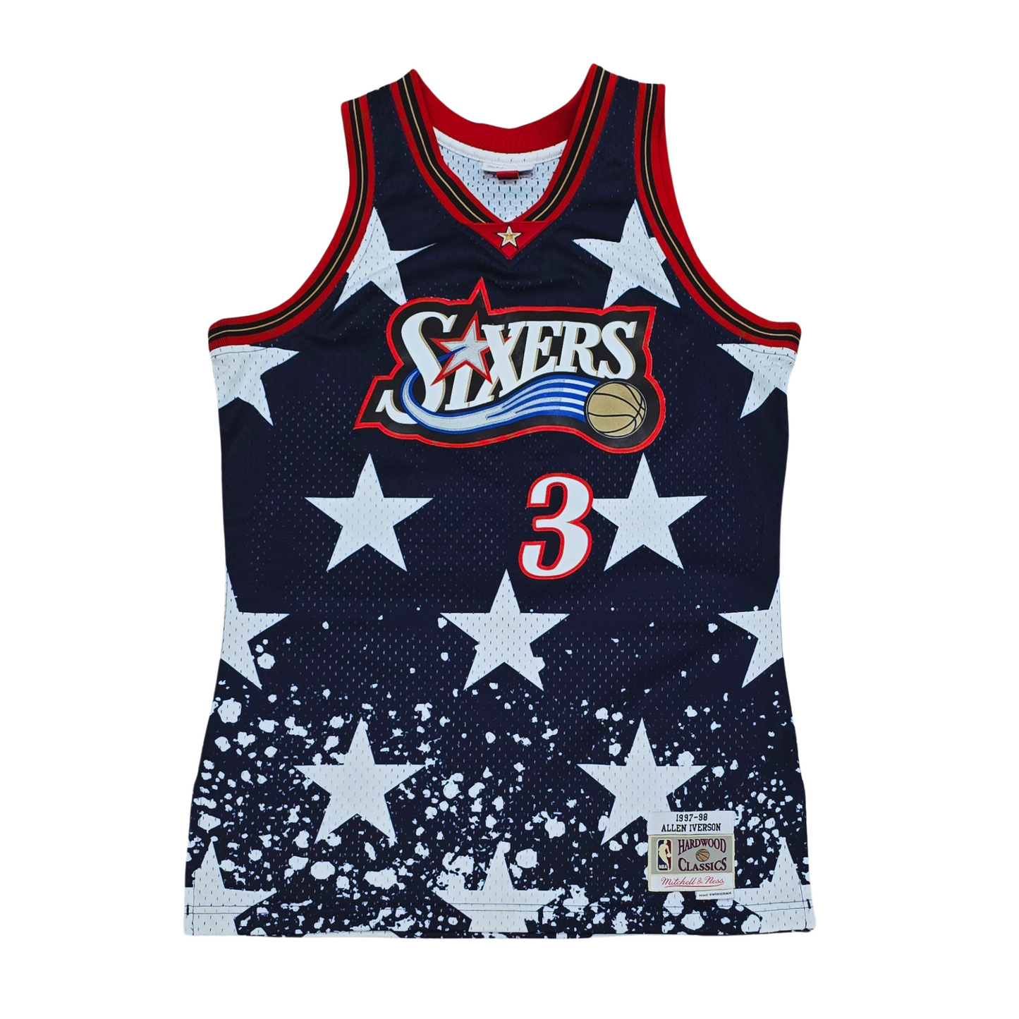 Philadelphia 76ers 1997/98 HWC Swingman Jersey - Allen Iverson
