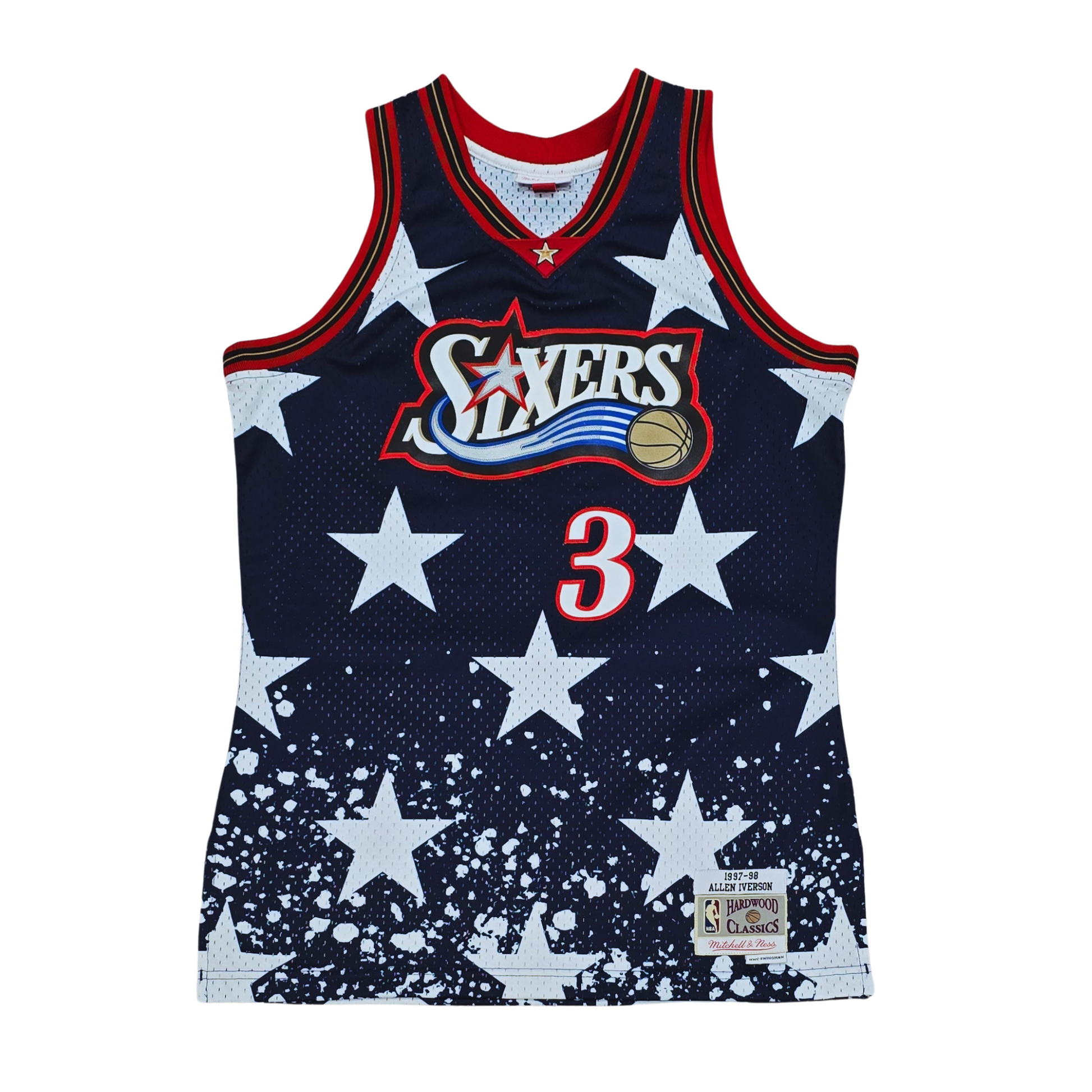 Philadelphia 76ers 1997/98 HWC Swingman Jersey - Allen Iverson