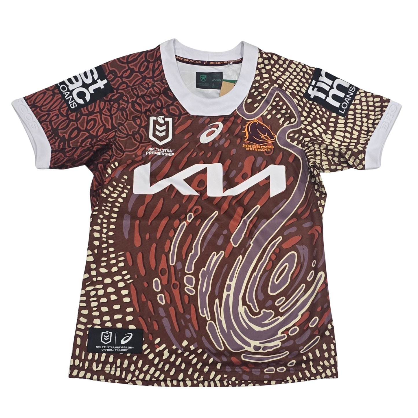 Brisbane Broncos 2024 Indigenous Jersey Back View