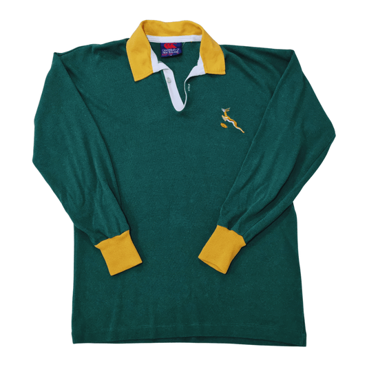 South Africa Long Sleeve 'Retro' Rugby Jersey Front