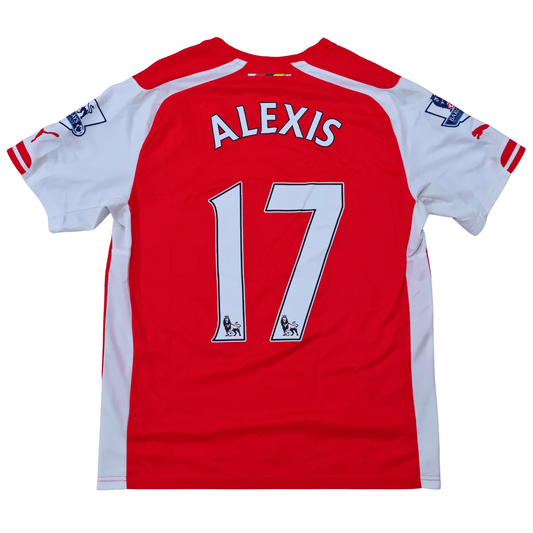 Arsenal 2014/15 Home Jersey - Alexis Sanchez - Back