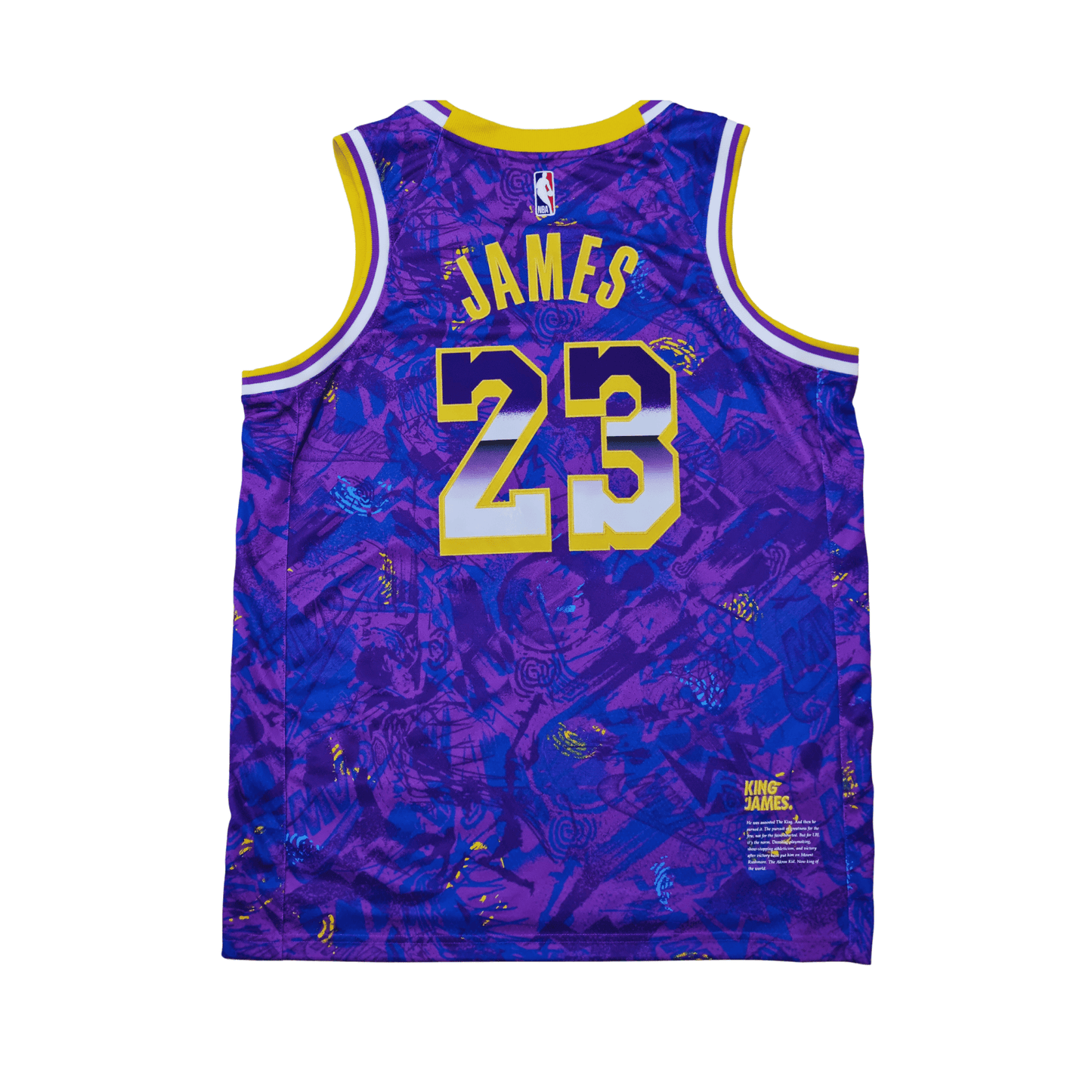 Los Angeles Lakers MVP Select Series Jersey - Lebron James - Back