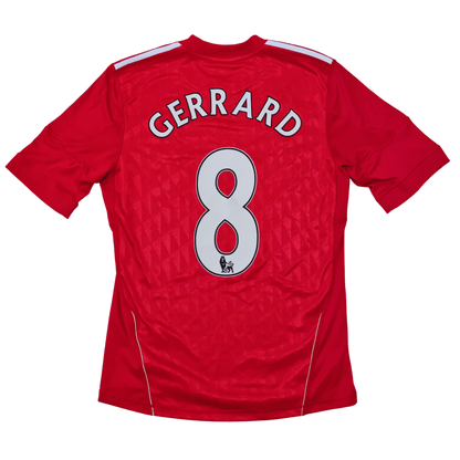 Liverpool 2010/12 Home Jersey Back - Steven Gerrard