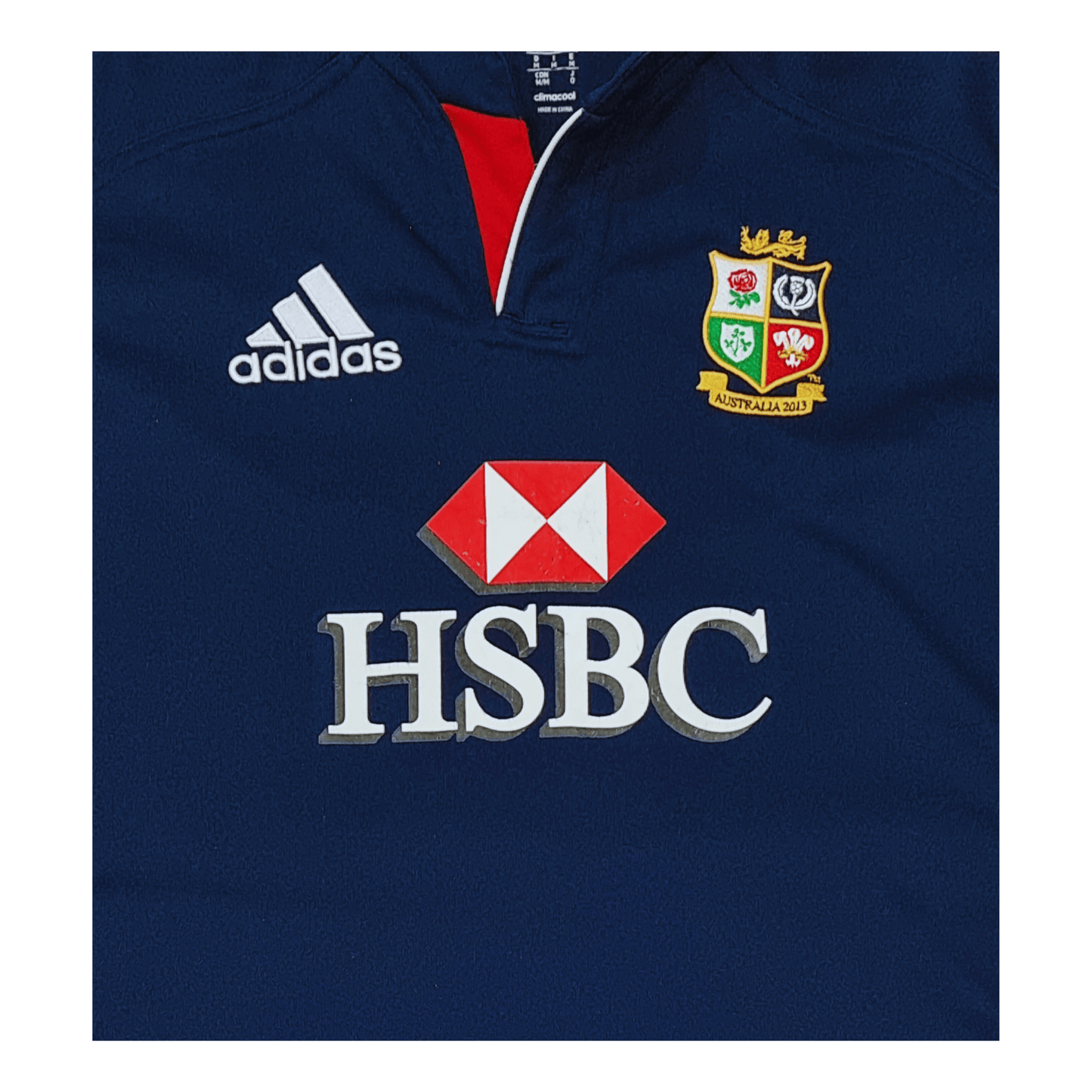 British and Irish Lions 2013 Training Jersey Front Sponsor