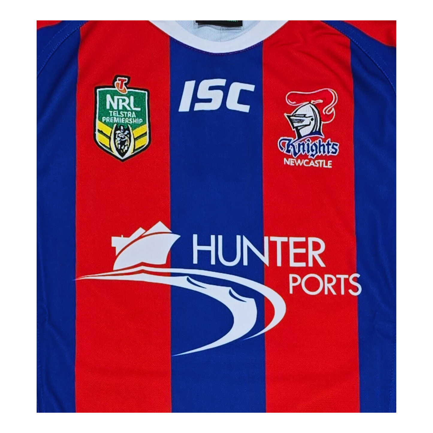 Newcastle Knights 2013/14 Home Jersey Front Logo | Upcycled Locker