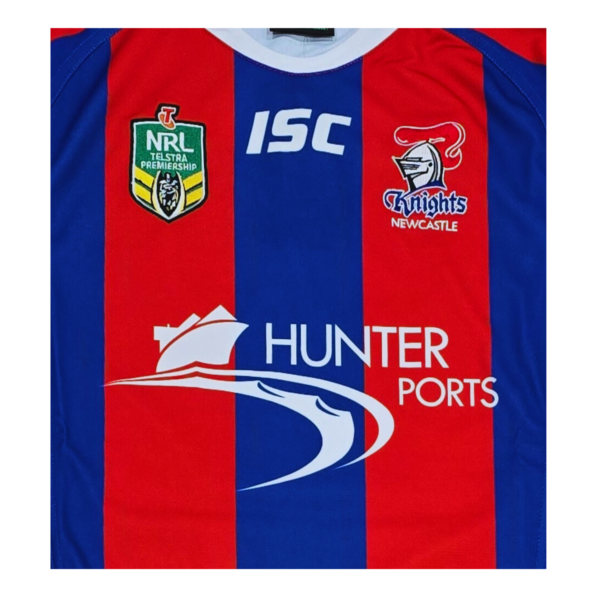 Newcastle Knights 2013/14 Home Jersey Front Logo | Upcycled Locker