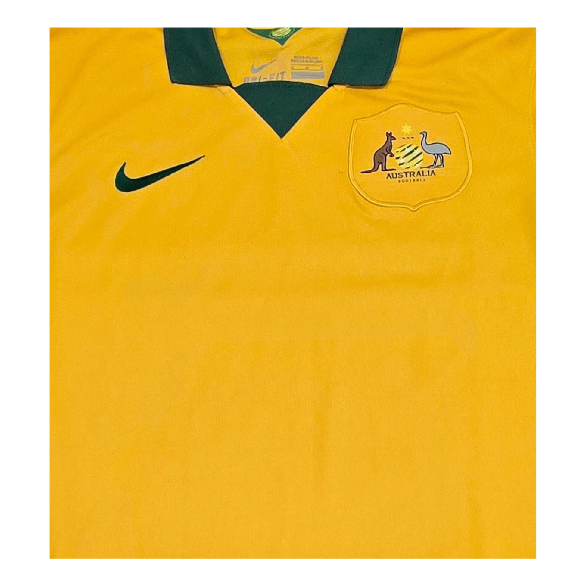 Australia 2014 Home Jersey Logo Detail