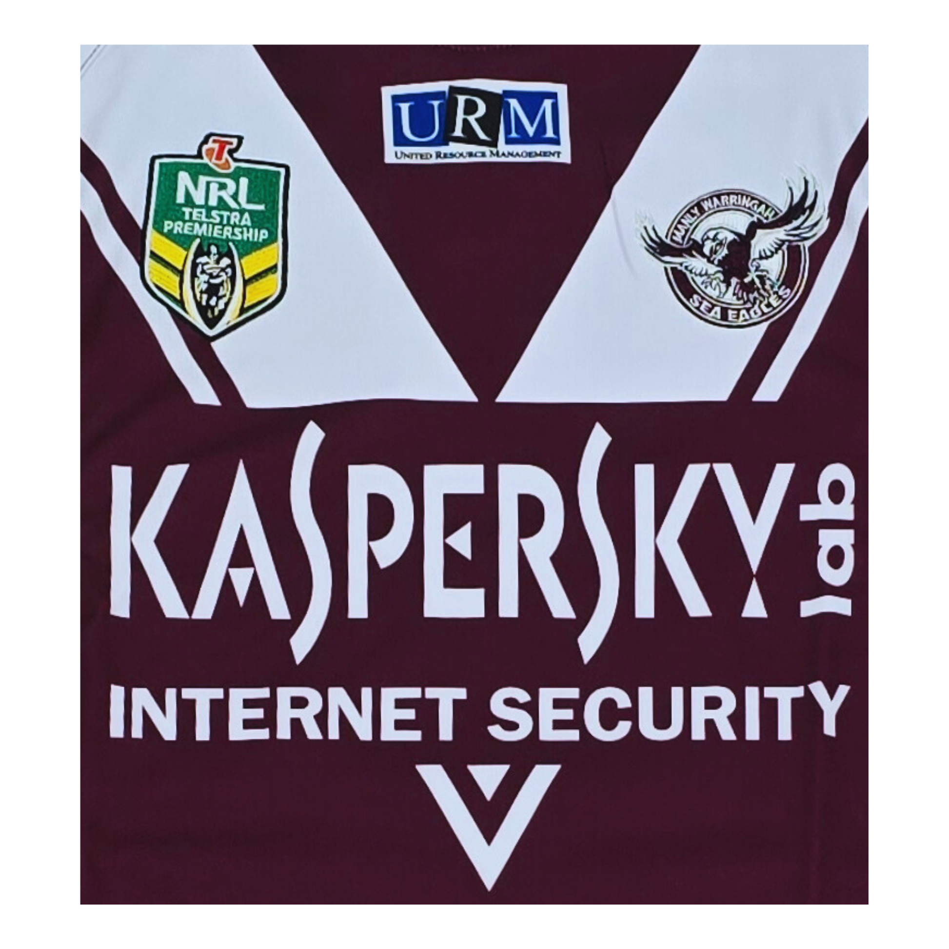 Manly Sea Eagles 2015 Home Jersey (Small) Front Logo 
