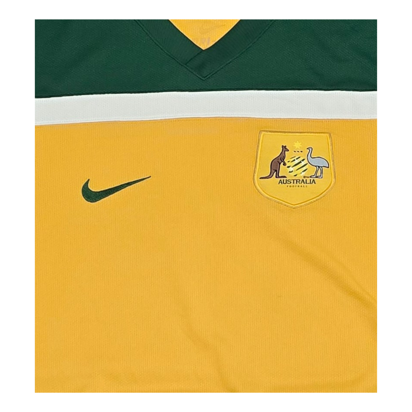 Australia 2010 Home Jersey Logo Detail