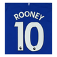 Wayne Rooney's Umbro Everton 2017/18 Home Jersey with the number 10 on it.