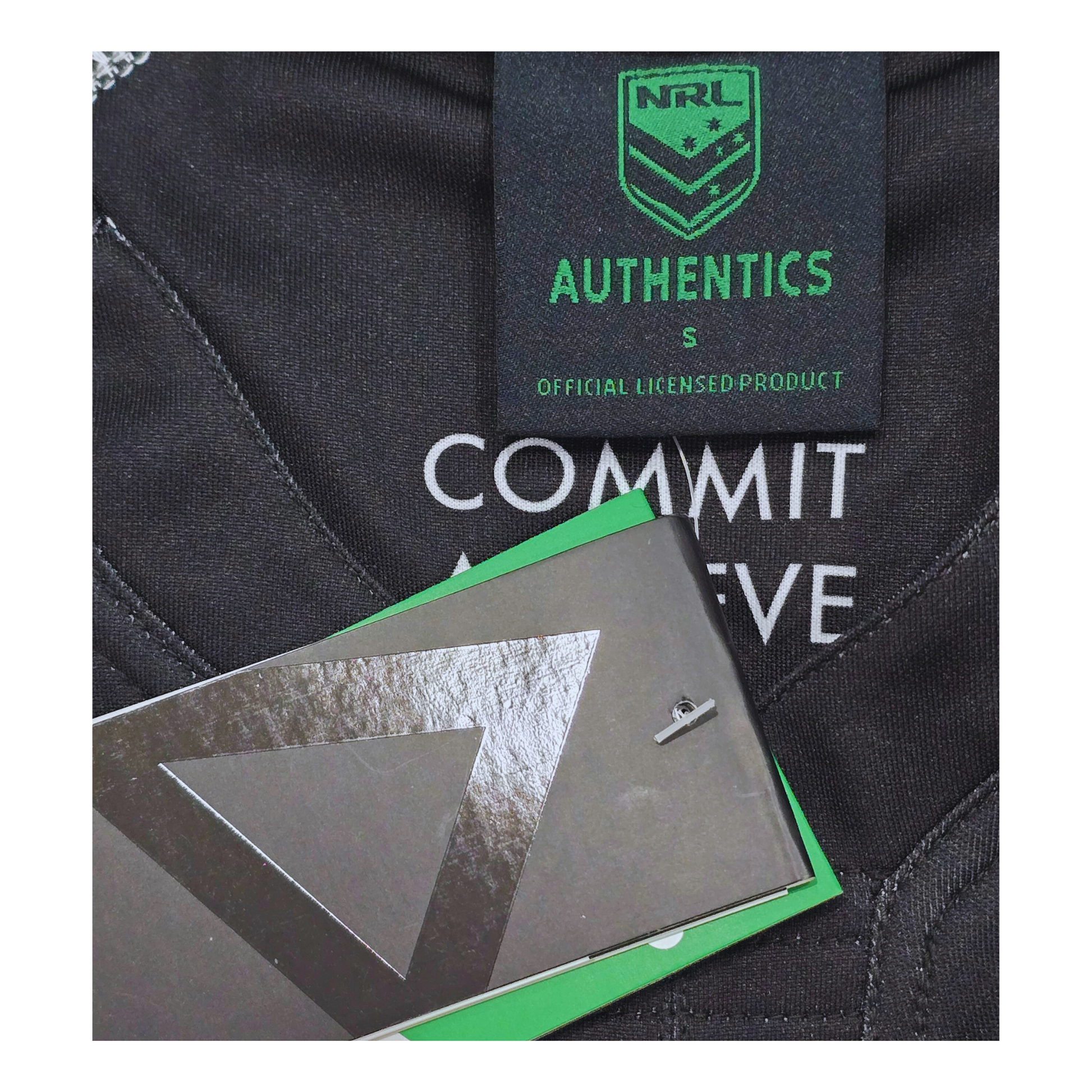 Wests Tigers 2016 Home Jersey Collar Tag | Upcycled Locker