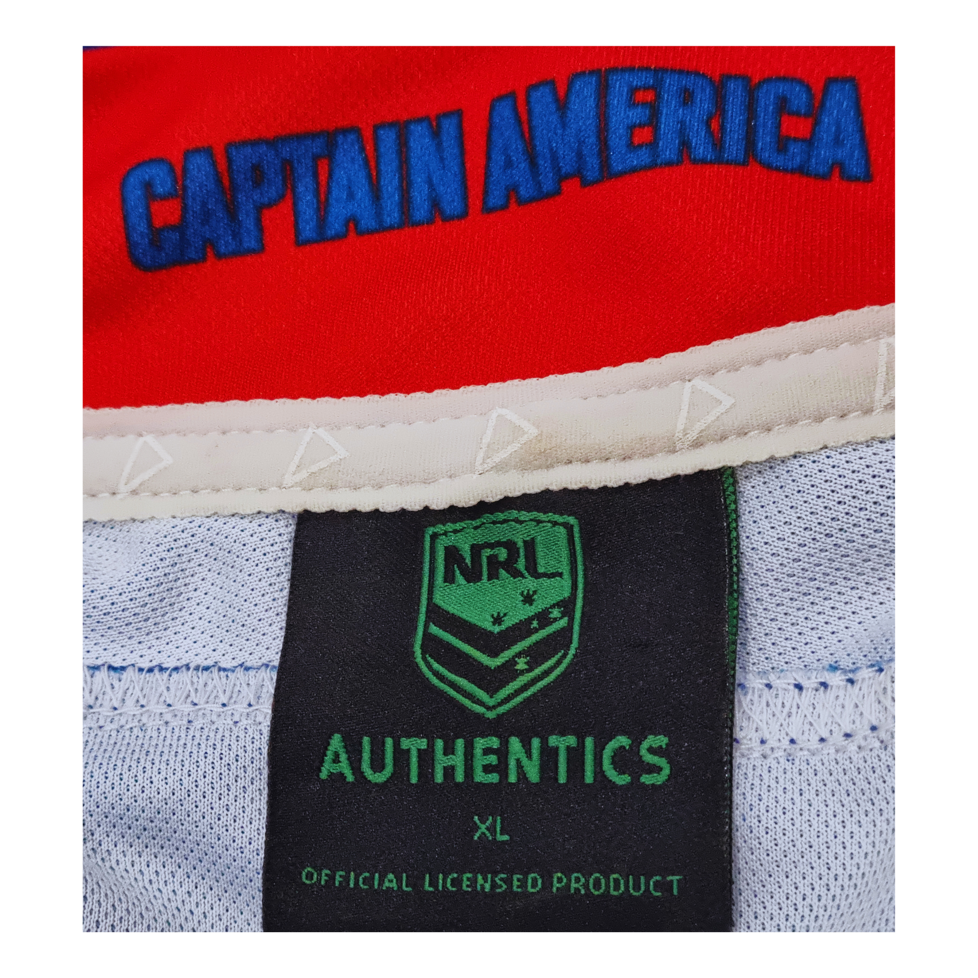 Sydney Roosters 2014 Captain America Jersey - Tag 