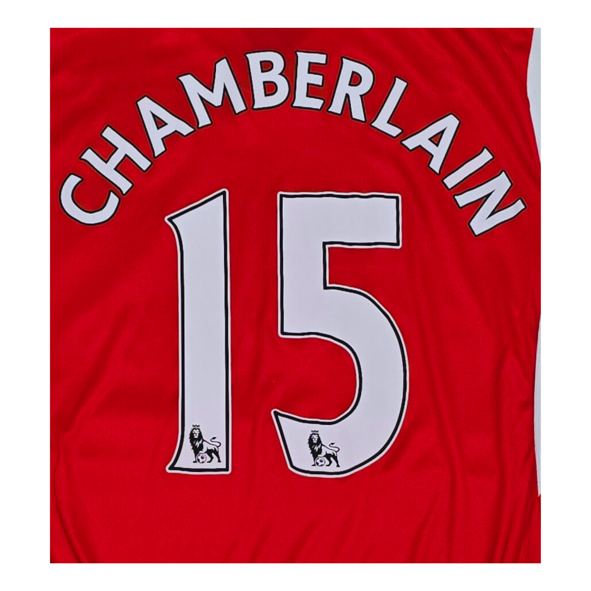 Arsenal 2016/17 Home Jersey - Alex Oxlade-Chamberlain Back Logo | Upcycled Locker