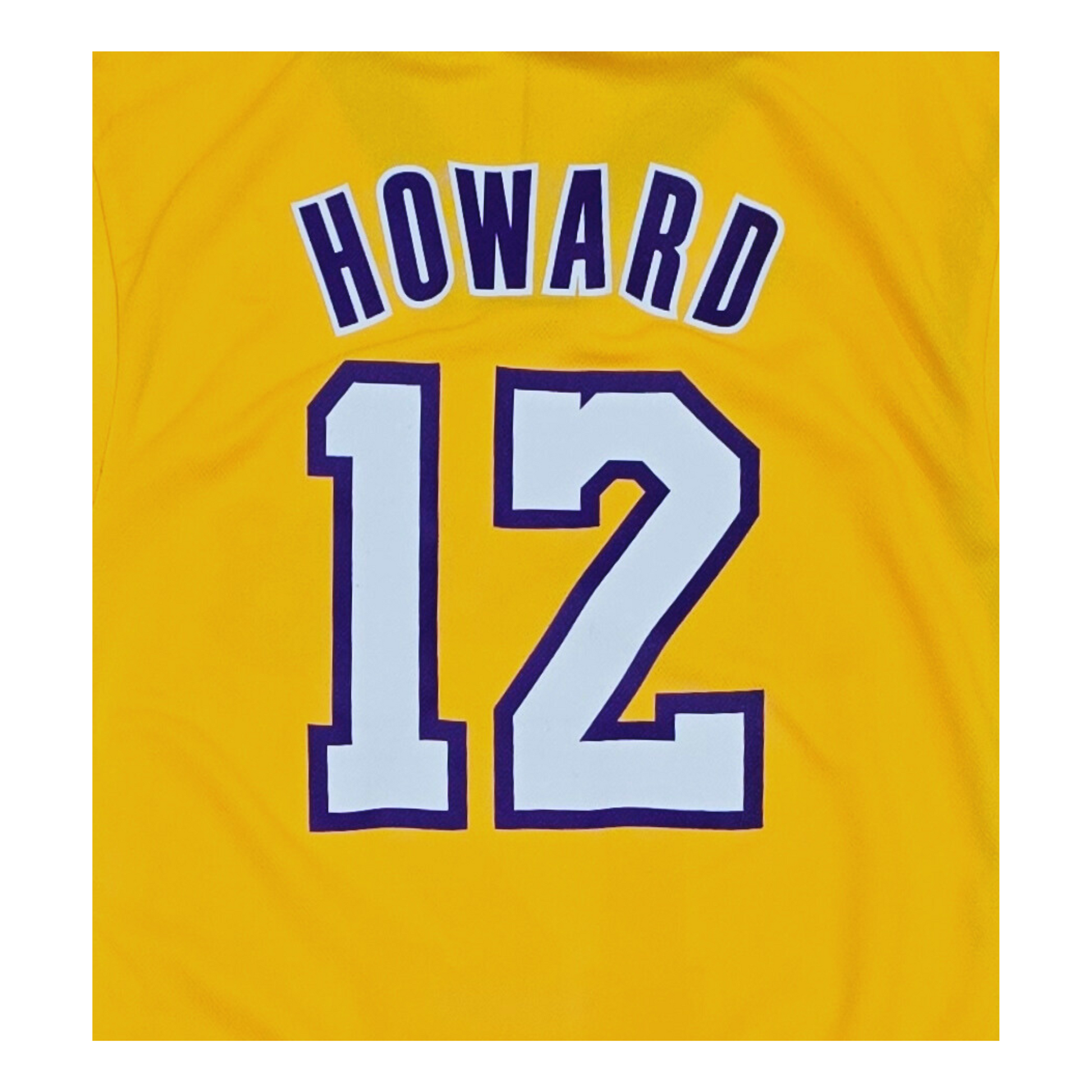 Los Angeles Lakers 2012/13 Swingman Jersey - Dwight Howard Back Logo | Upcycled Locker