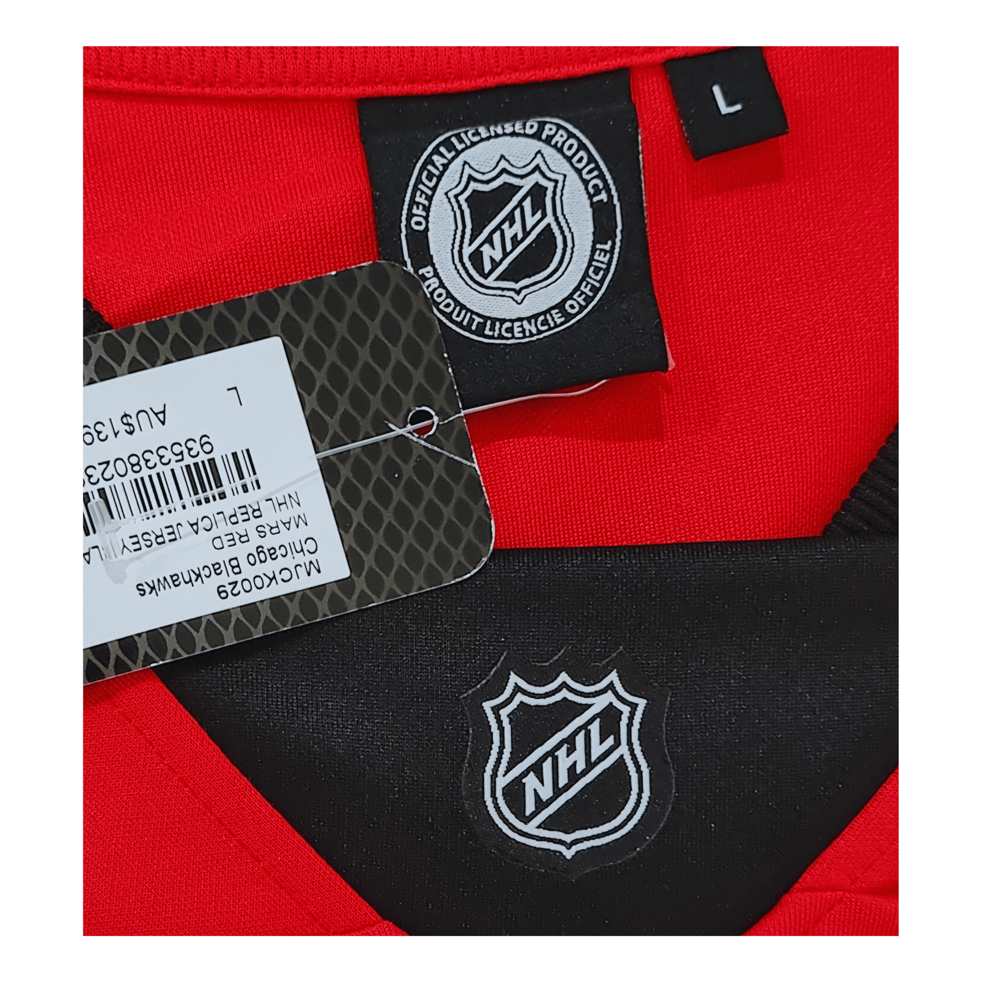 Chicago Blackhawks Jersey Size