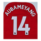 Arsenal 2018/19 Home Jersey - Pierre-Emerick Aubameyang