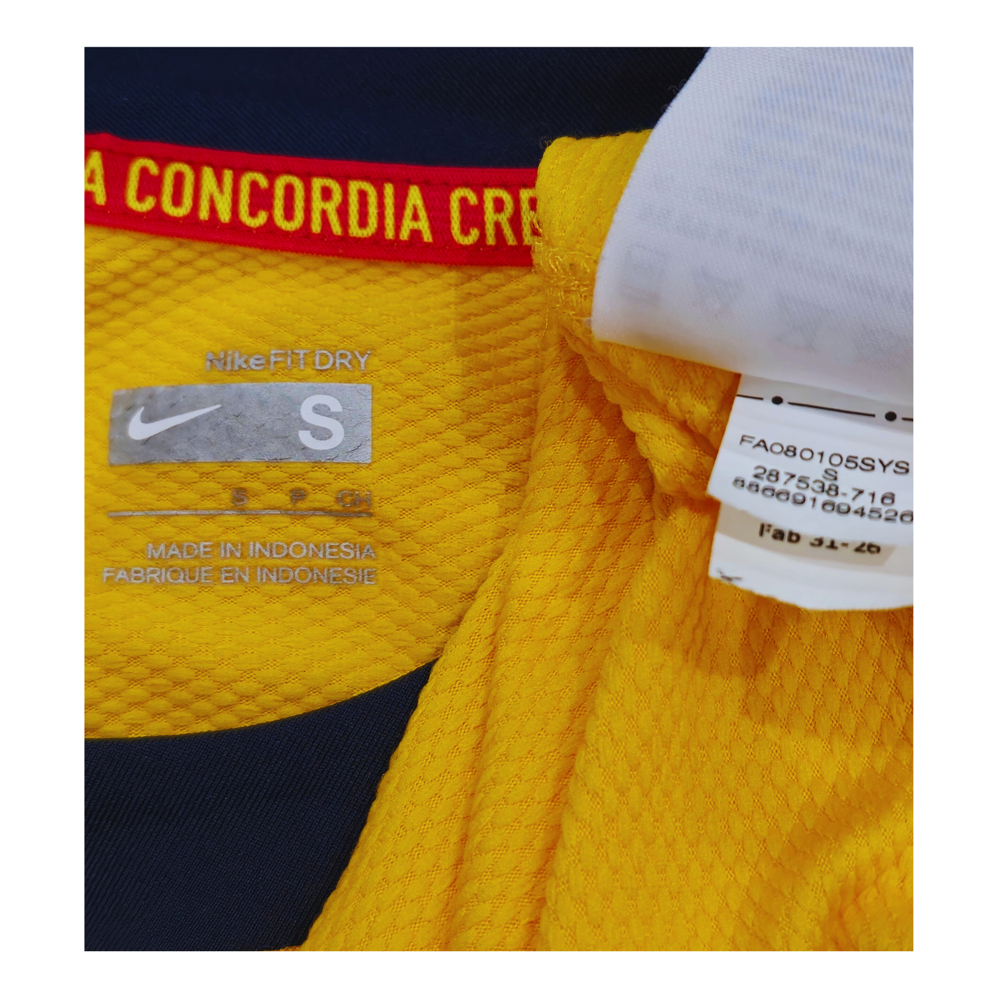 Arsenal 2008/09 Away Jersey Collar | Upcycled Locker