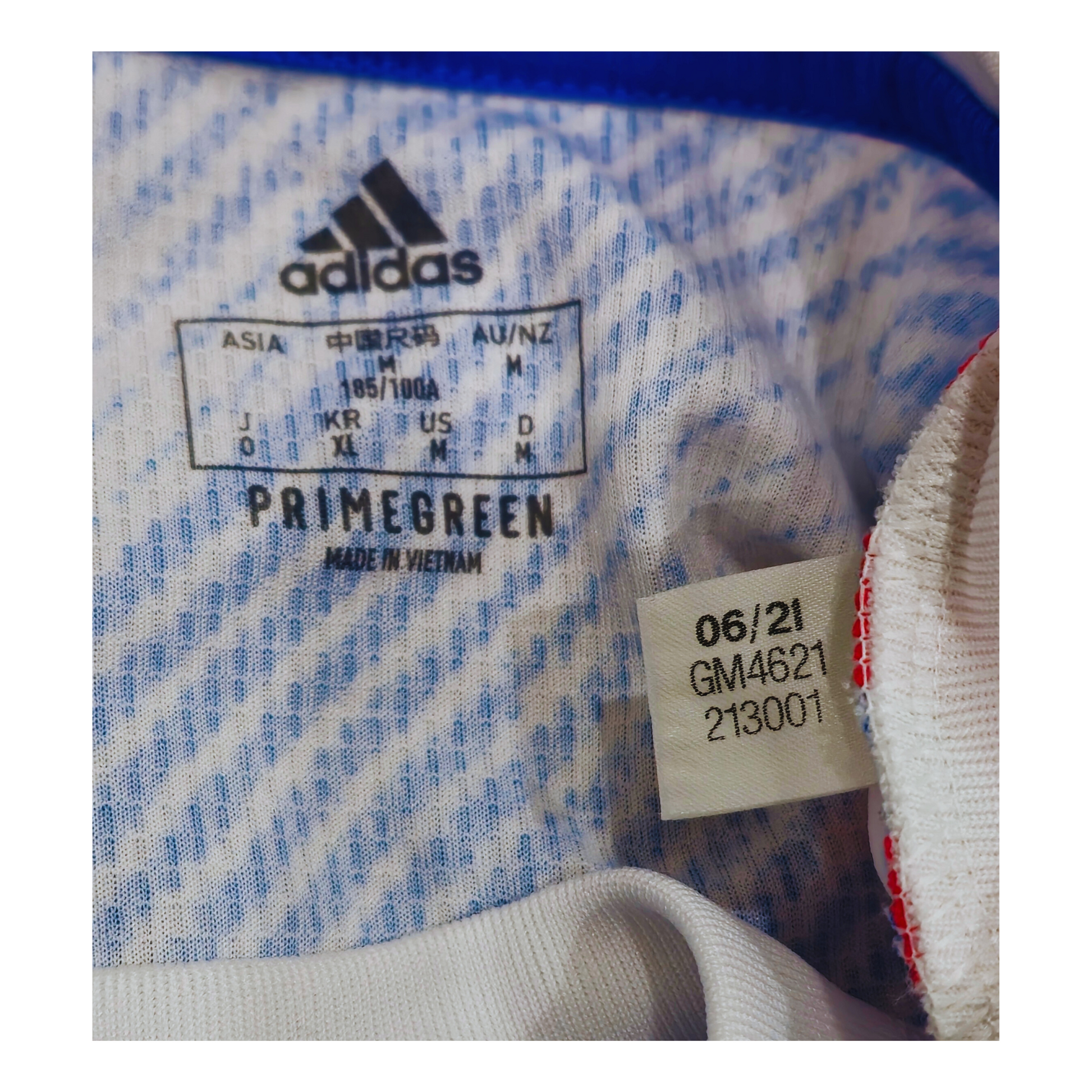 Manchester United 2021/22 Away Jersey Size Tag | Upcycled Locker