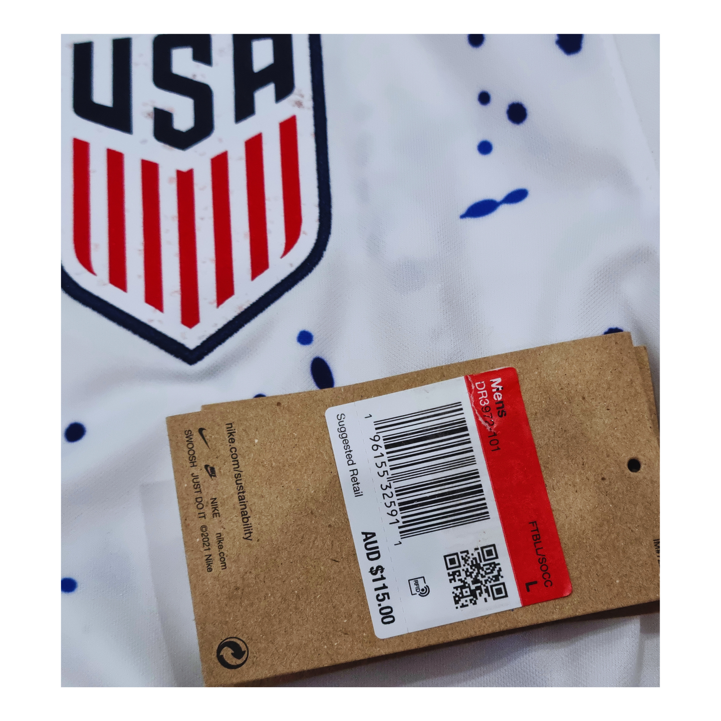 United States 2023 Home Jersey - Price Tag
