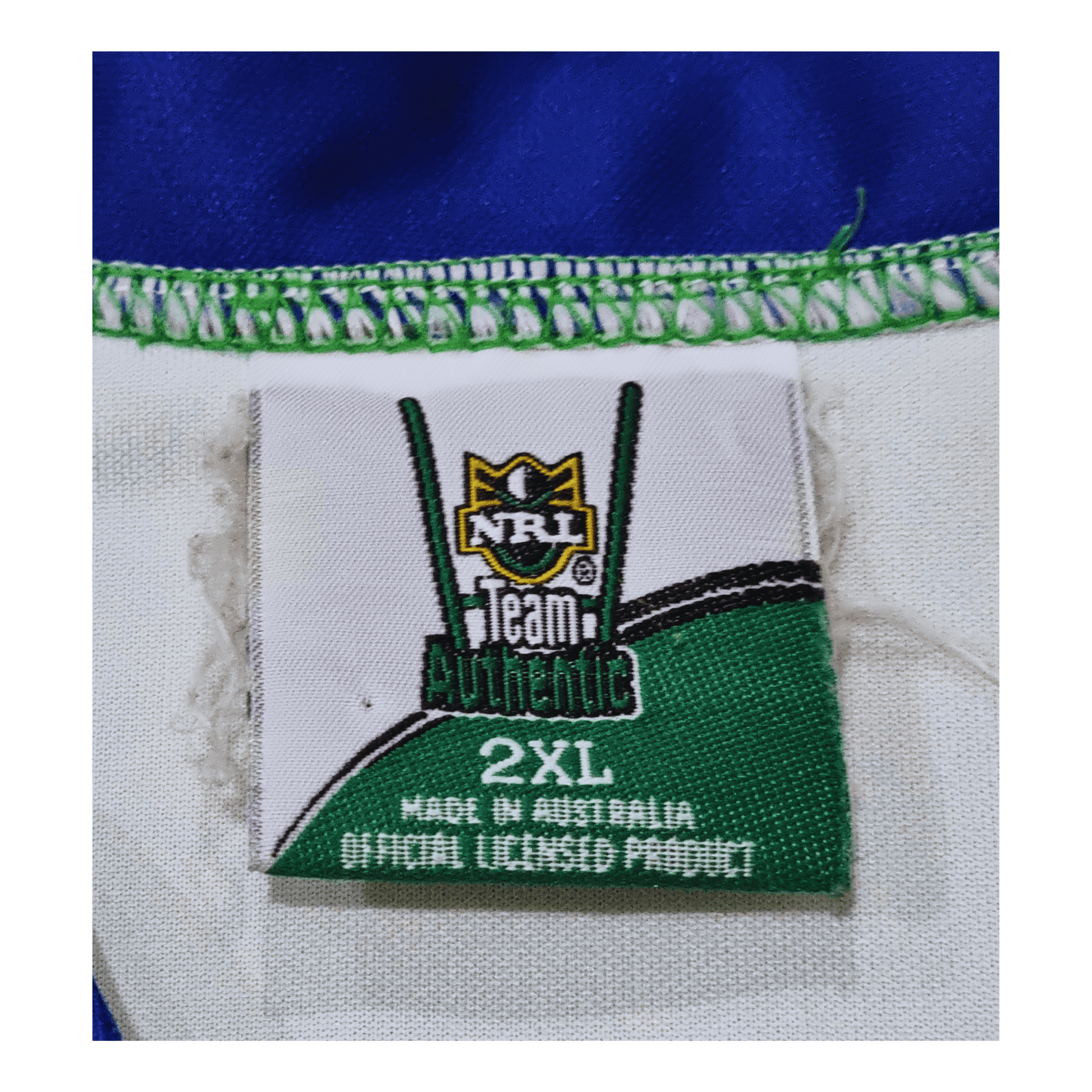 Canberra Raiders 2006 Home Jersey Collar | Upcycled Locker