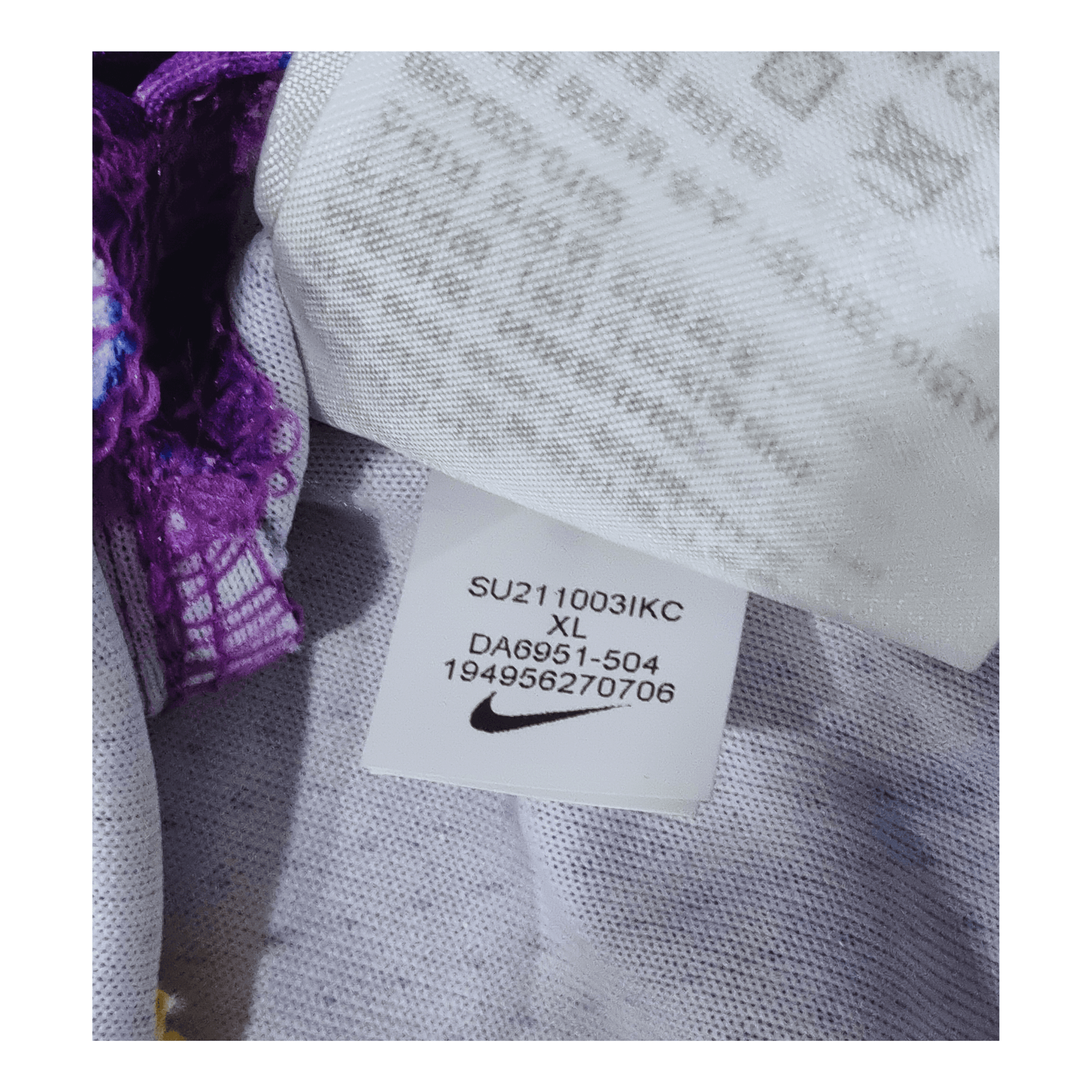 Nike Brand Code Tag | Upcycled Locker