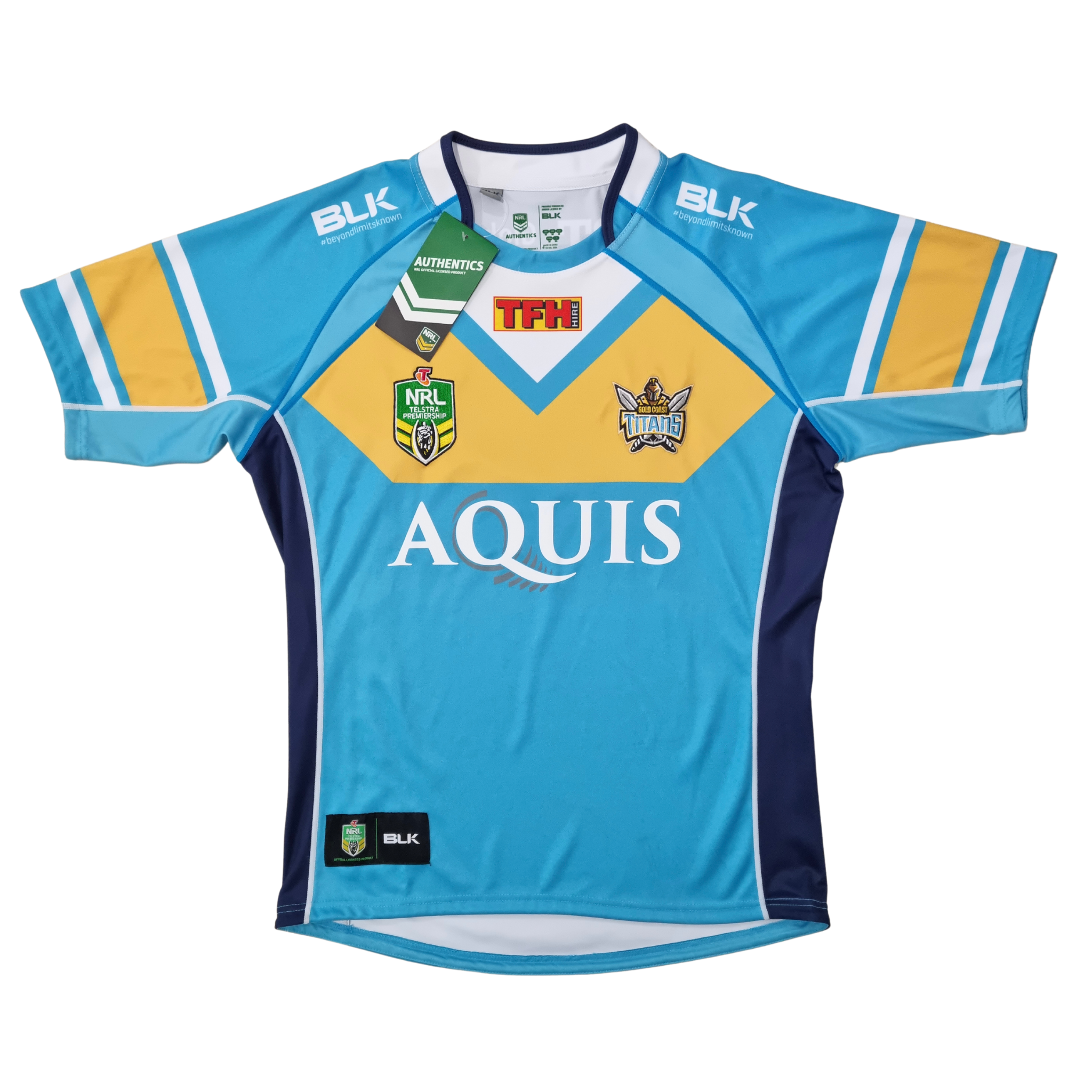 Gold Coast Titans 2015 Home Jersey Upcycled Locker