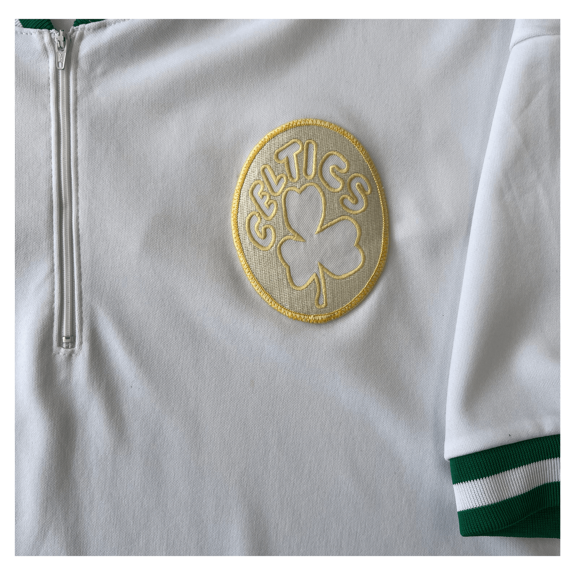 Boston Celtics Hardwood Classics Warmup Shirt - Logo