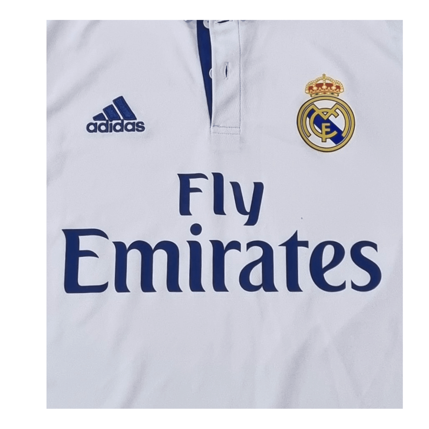 Real Madrid 2016/17 Home Jersey - Logo