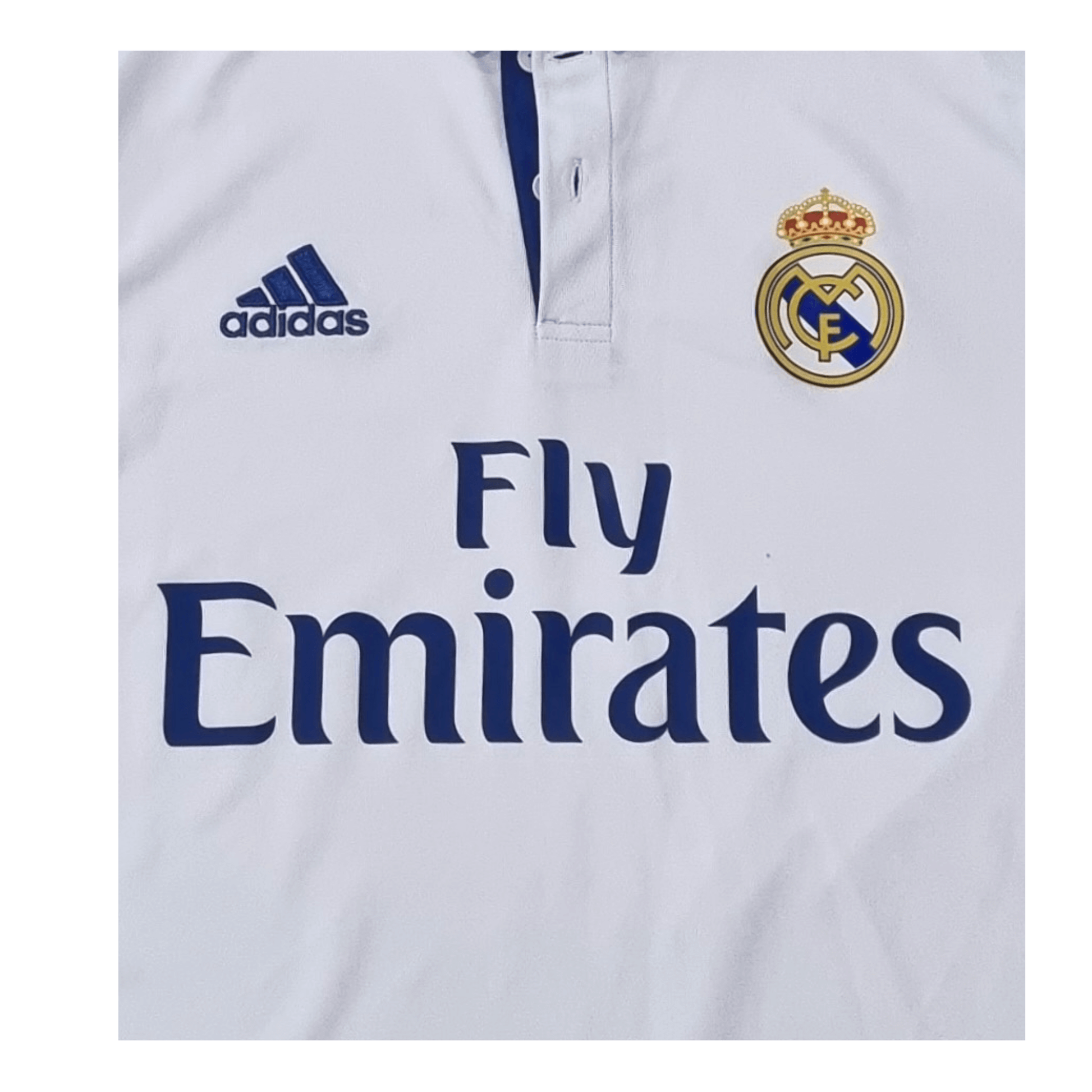 Real Madrid 2016/17 Home Jersey - Logo