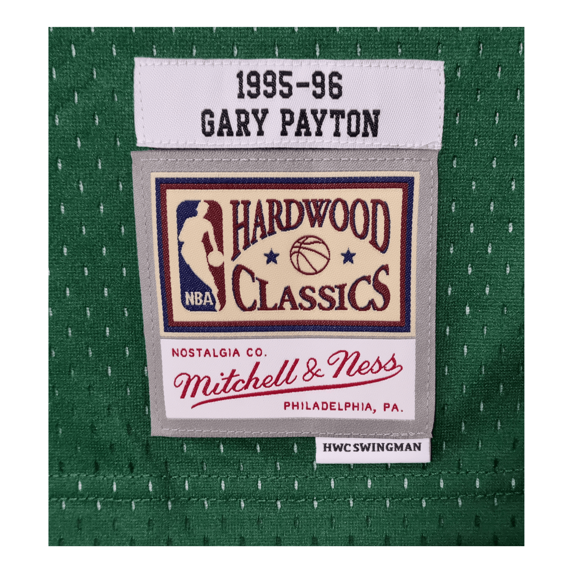 Seattle Supersonics 1995/96 HWC Swingman Jersey - Tag