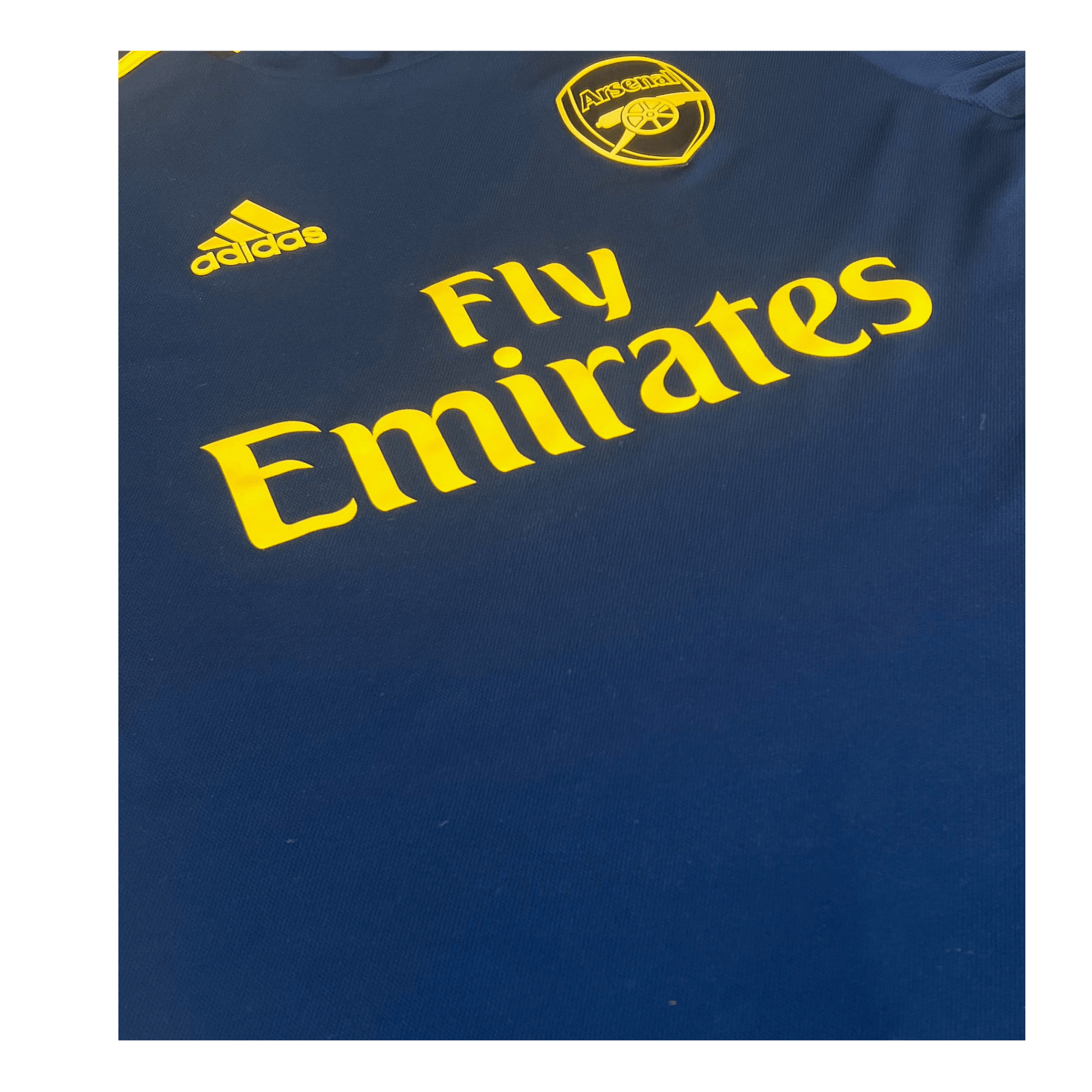 Blue Back Fround Fly Emirates Logo