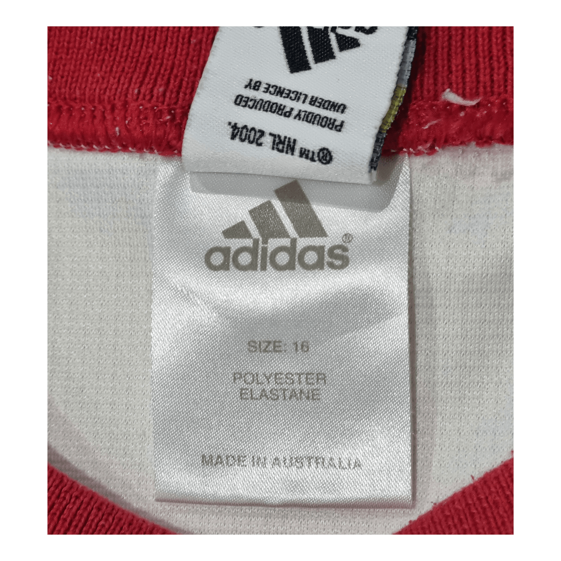 St George Illawarra Dragons 2007 Home Jersey - Tag