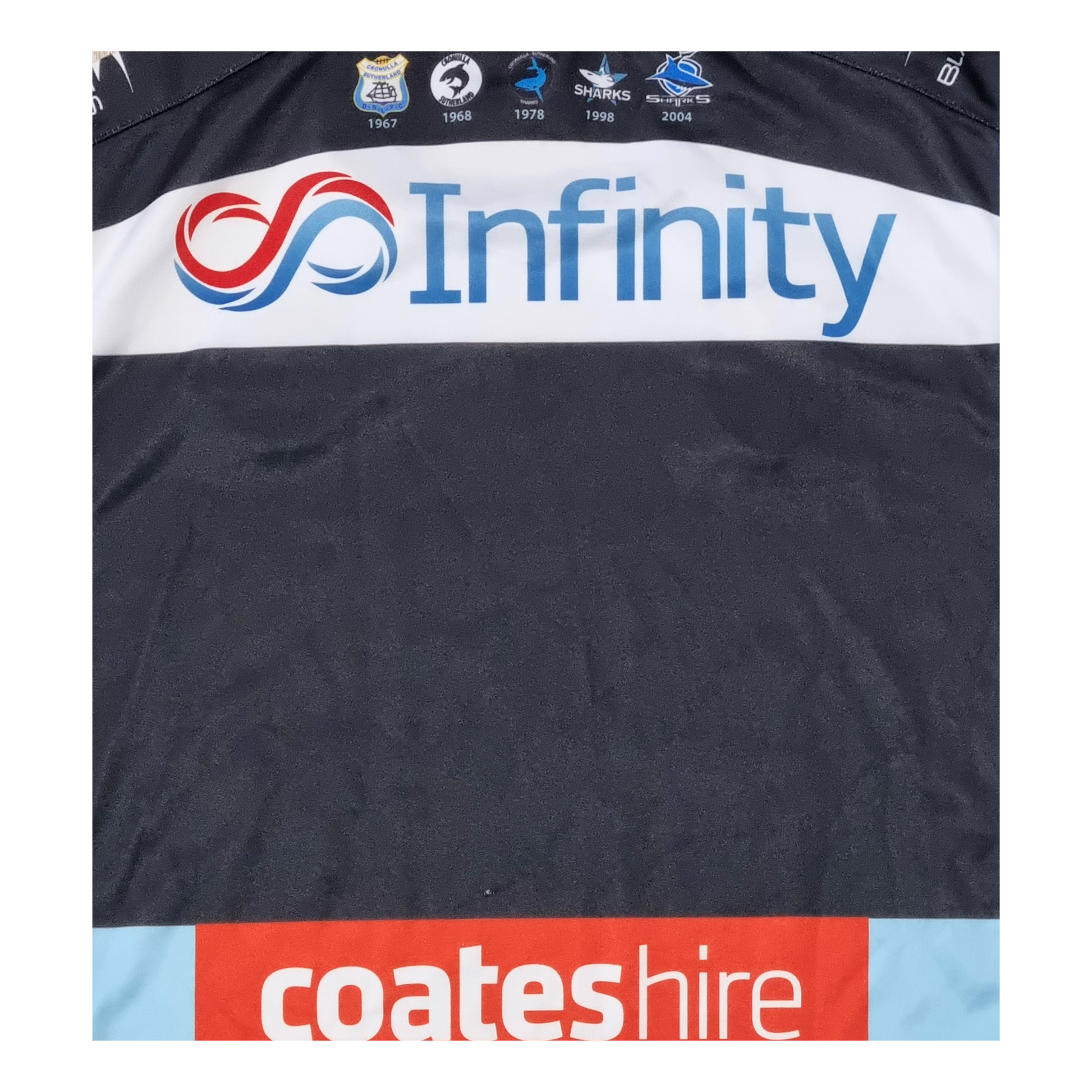 Cronulla Sharks 2017 Home Jersey - Logo